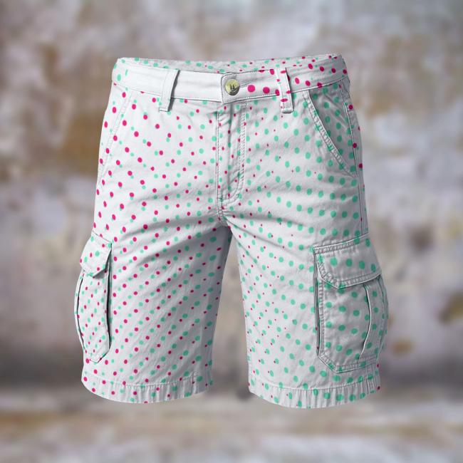 Preview: Cargohose mit Bootsmann - Hose, lang oder kurz, bunt, 100% Polyester, Grösse S-5XL, fester Stoff, Normale Passform, Mischling, Mix, Deutscher Schäferhund